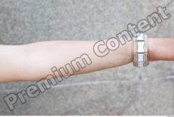 Forearm Woman Nude Casual Average Watch Street photo references
